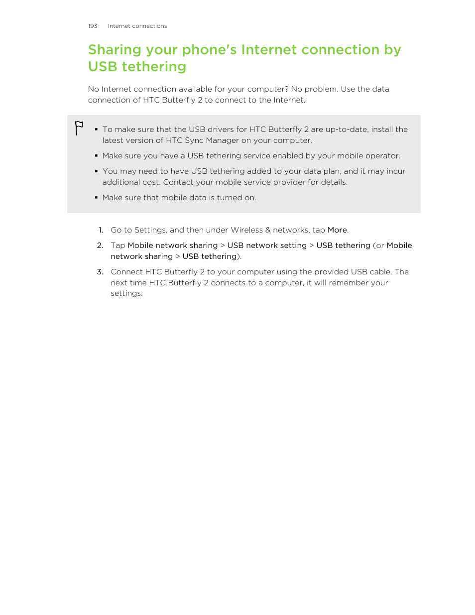 HTC Butterfly 2 User Manual | Page 193 / 216