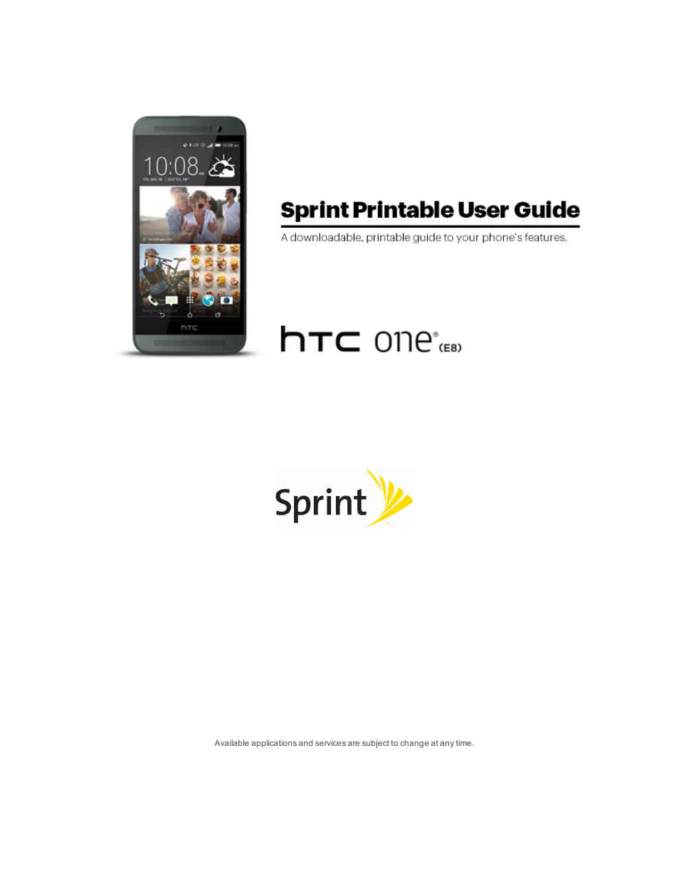 HTC One E8 User Manual | 262 pages