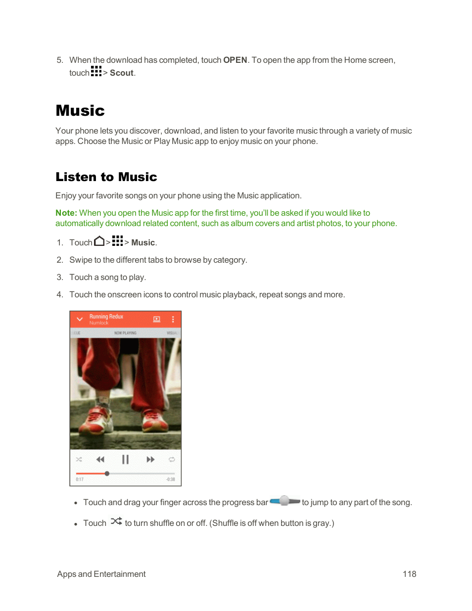 Music, Listen to music | HTC One E8 User Manual | Page 131 / 262