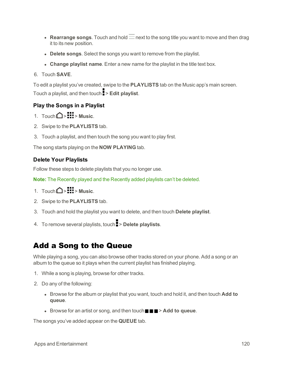 Add a song to the queue | HTC One E8 User Manual | Page 133 / 262