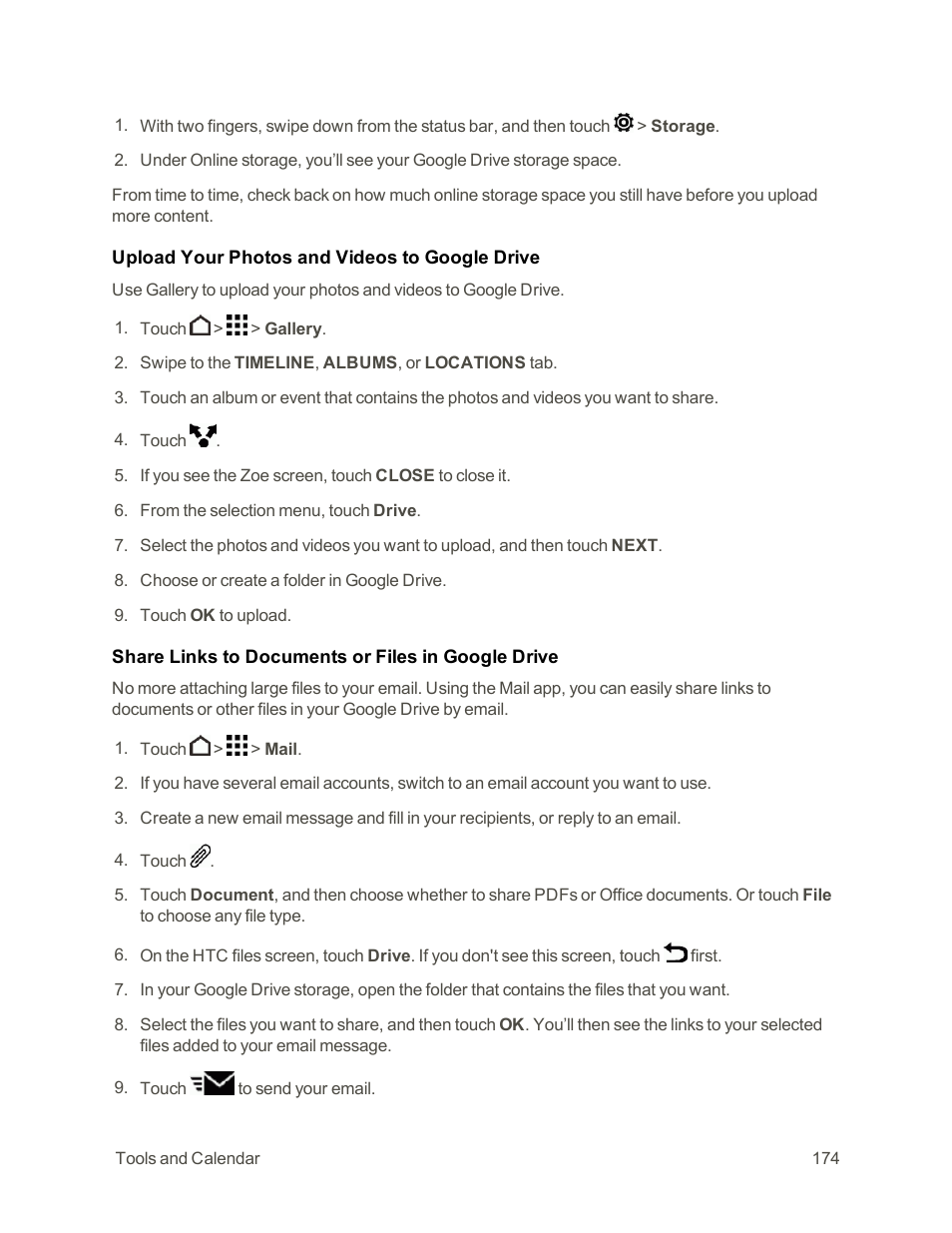 HTC One E8 User Manual | Page 187 / 262