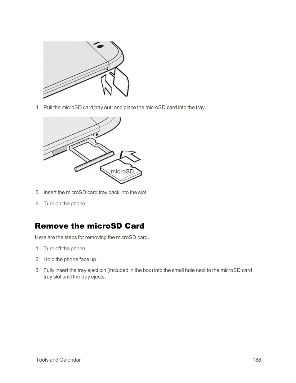 Remove the microsd card | HTC One E8 User Manual | Page 201 / 262