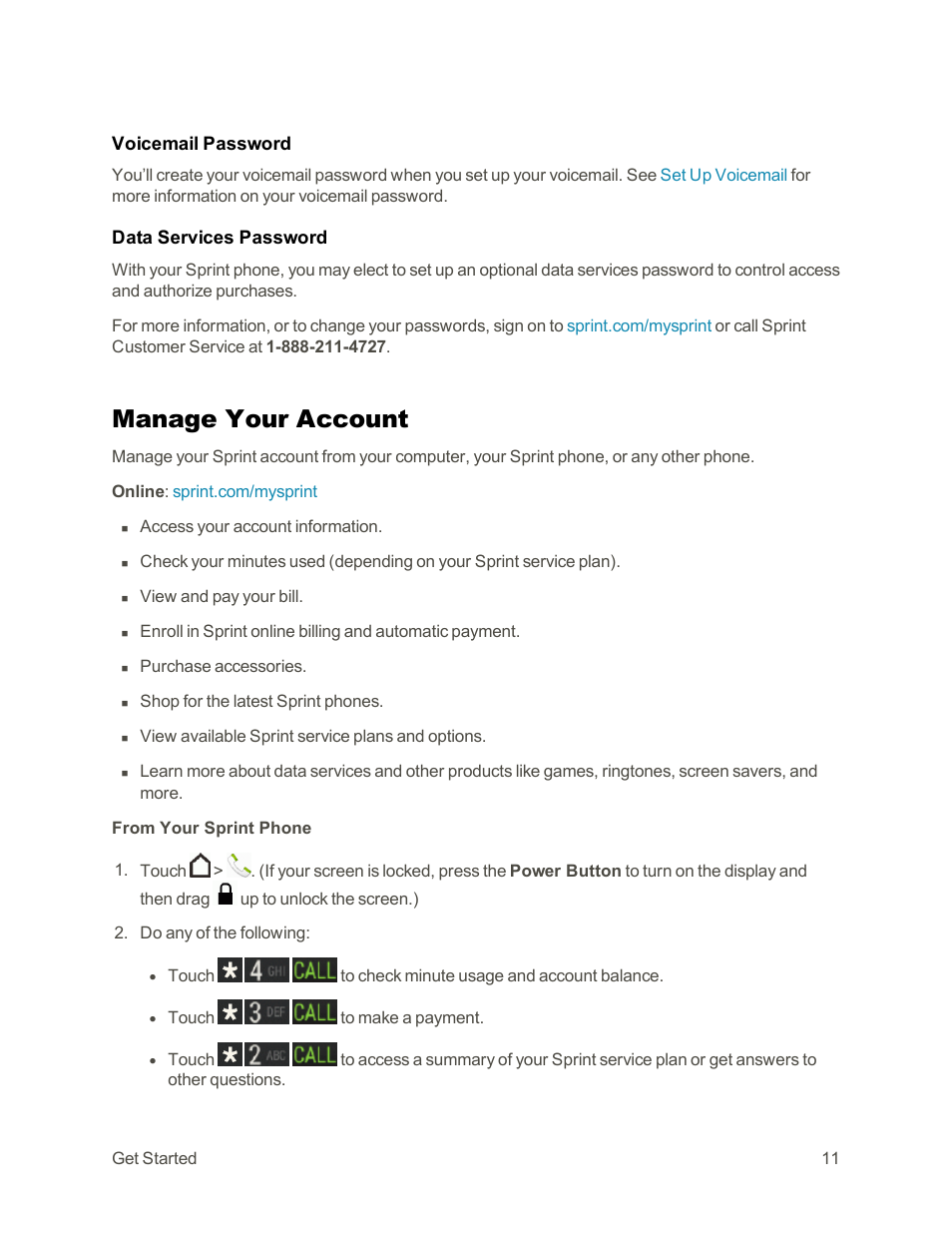 Manage your account | HTC One E8 User Manual | Page 24 / 262