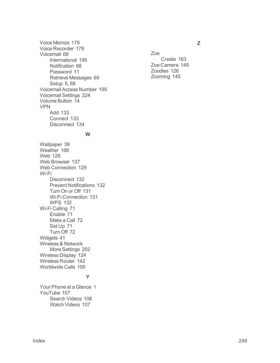HTC One E8 User Manual | Page 262 / 262