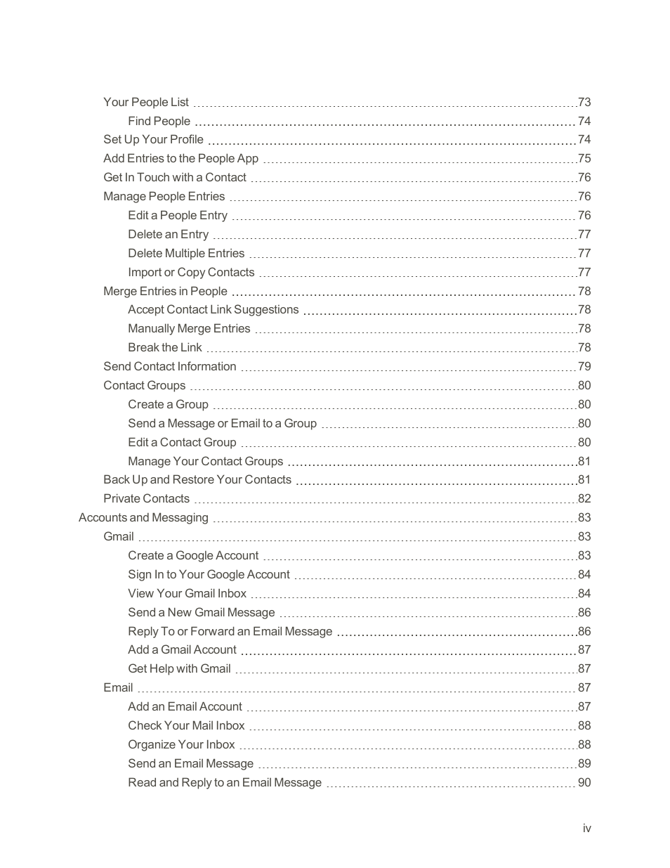 HTC One E8 User Manual | Page 5 / 262