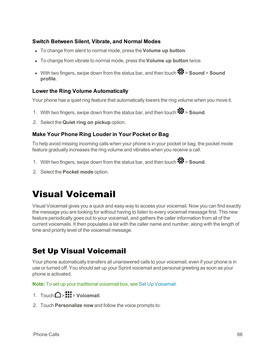 Visual voicemail, Set up visual voicemail | HTC One E8 User Manual | Page 79 / 262