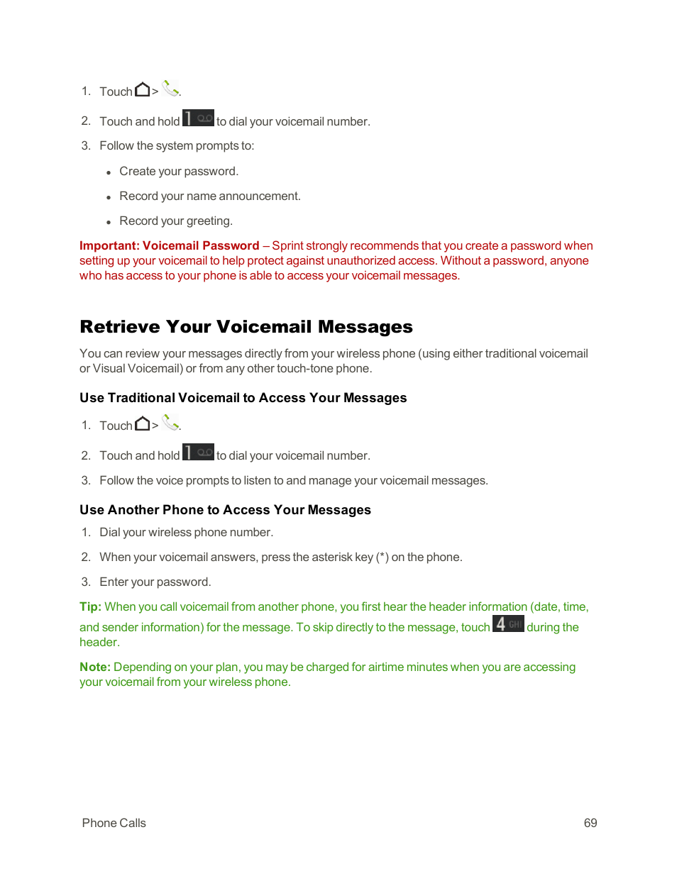 Retrieve your voicemail messages | HTC One E8 User Manual | Page 82 / 262