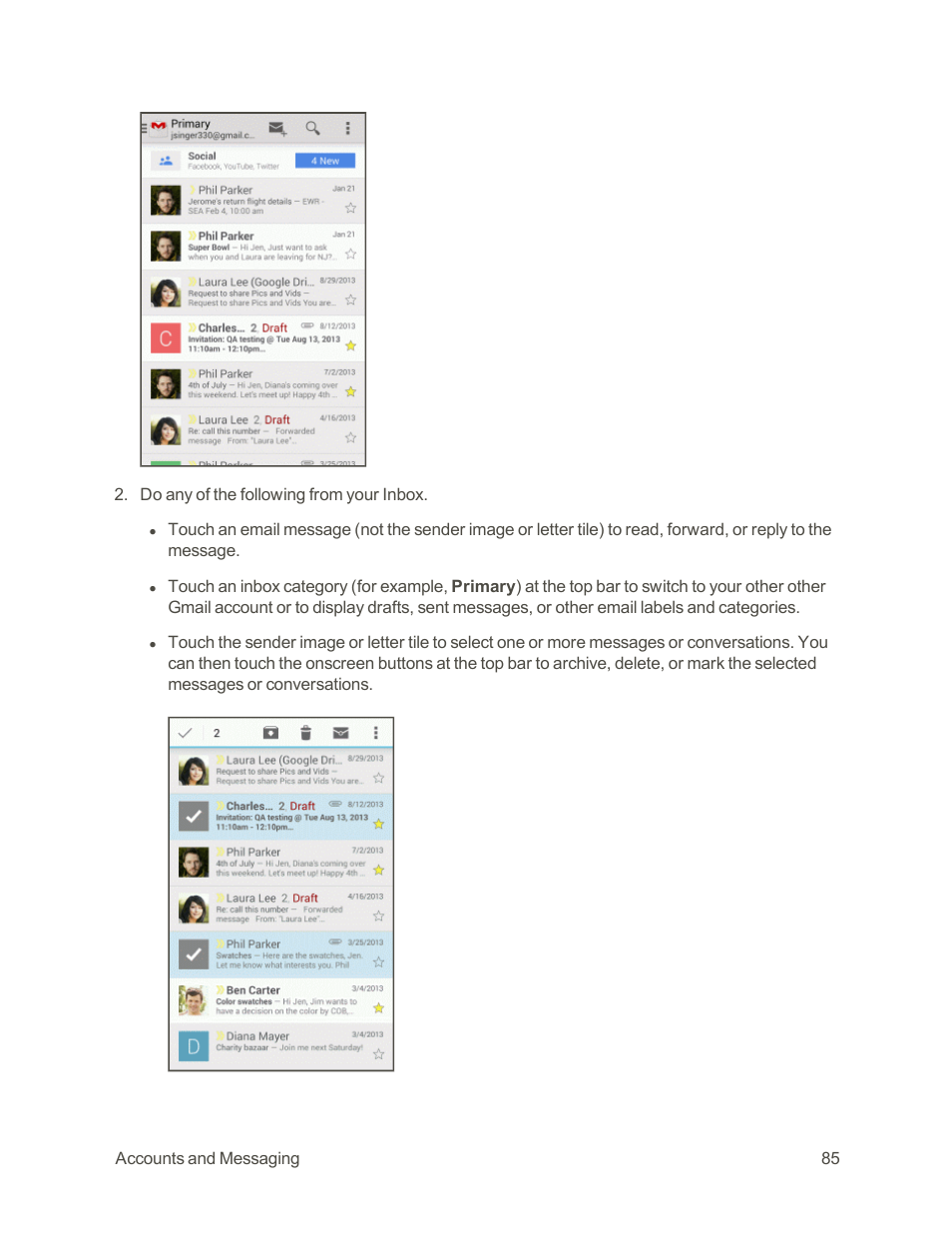 HTC One E8 User Manual | Page 98 / 262