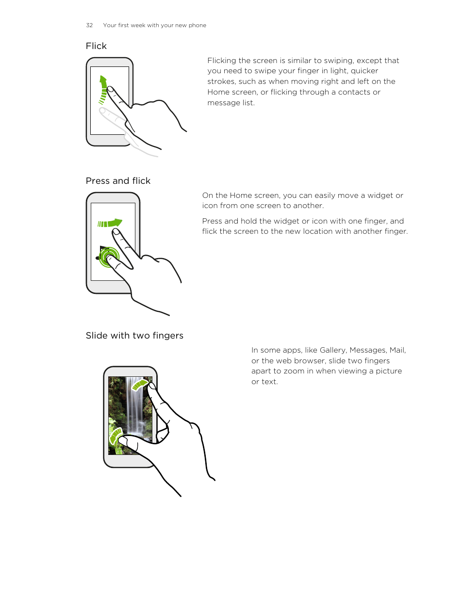HTC One E8 User Manual | Page 32 / 185
