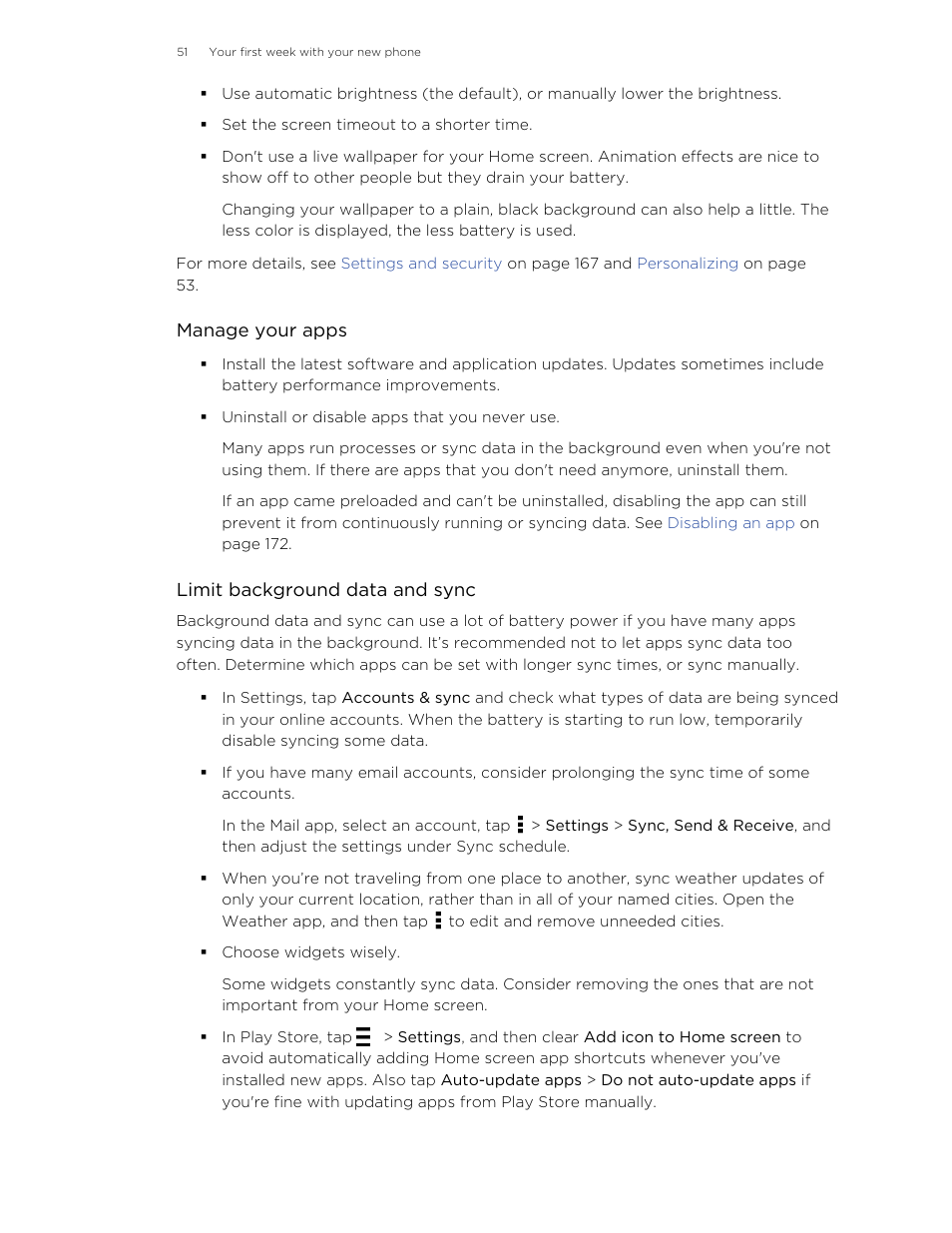 HTC One E8 User Manual | Page 51 / 185