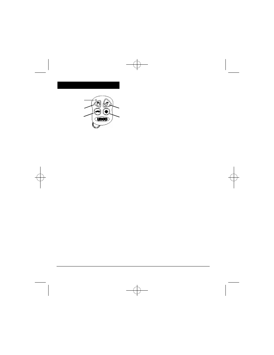 Remote transmitters | Clarion RS151 User Manual | Page 6 / 12