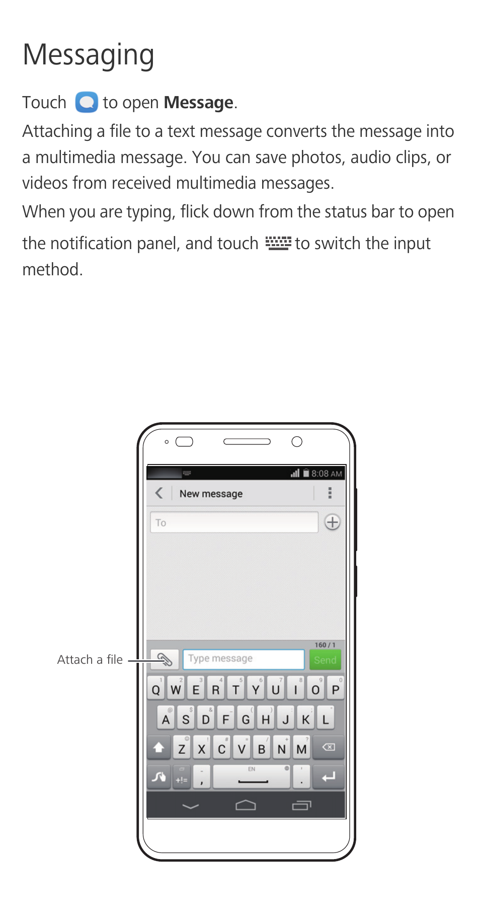 Messaging | Huawei Honor 6 User Manual | Page 6 / 12