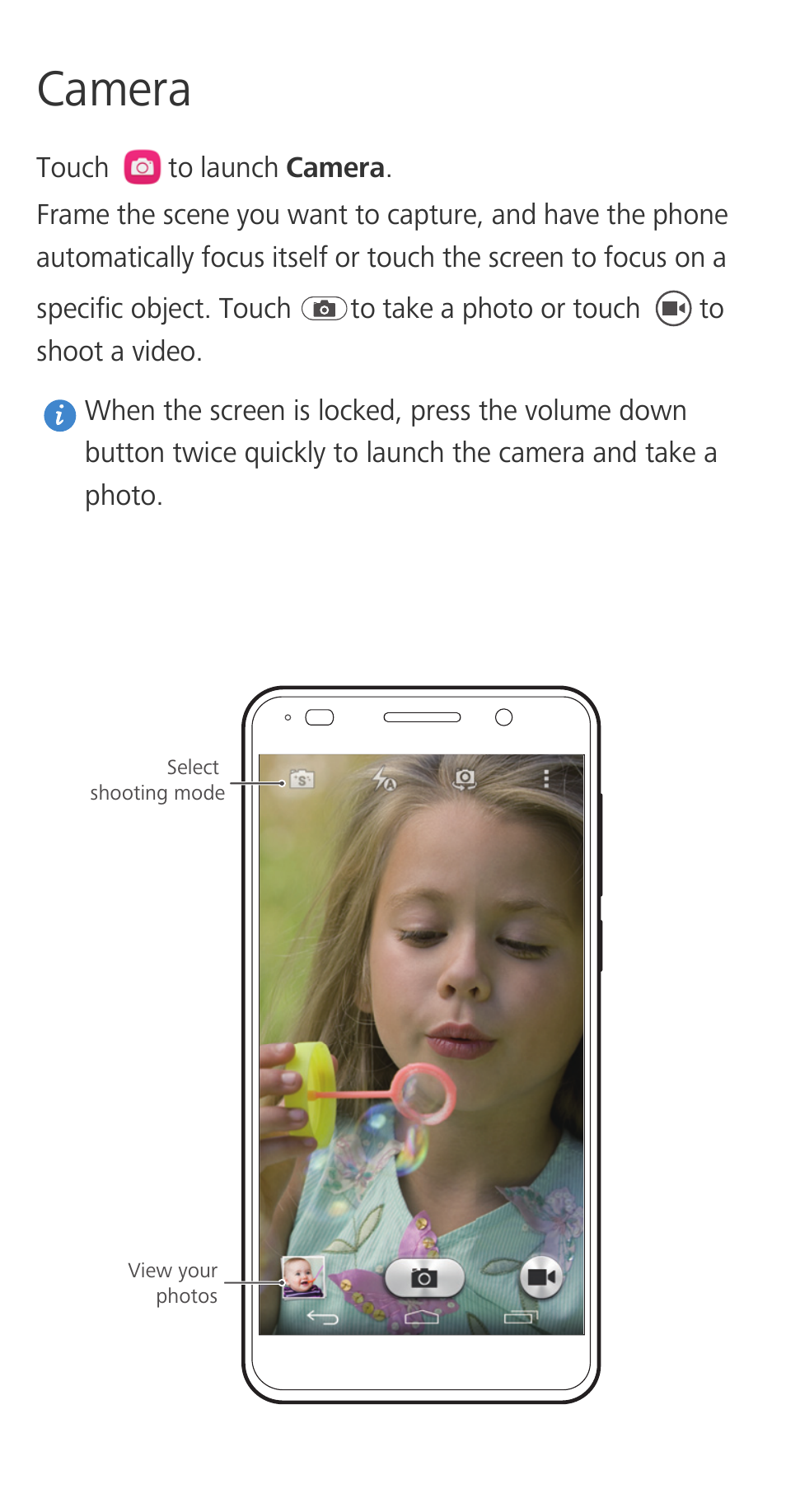 Camera | Huawei Honor 6 User Manual | Page 7 / 12