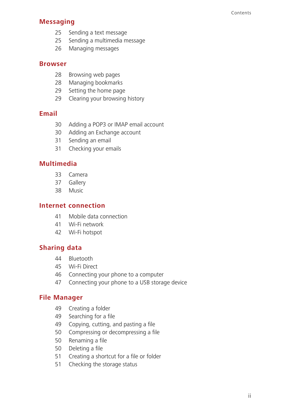 Huawei Honor 6 User Manual | Page 3 / 81