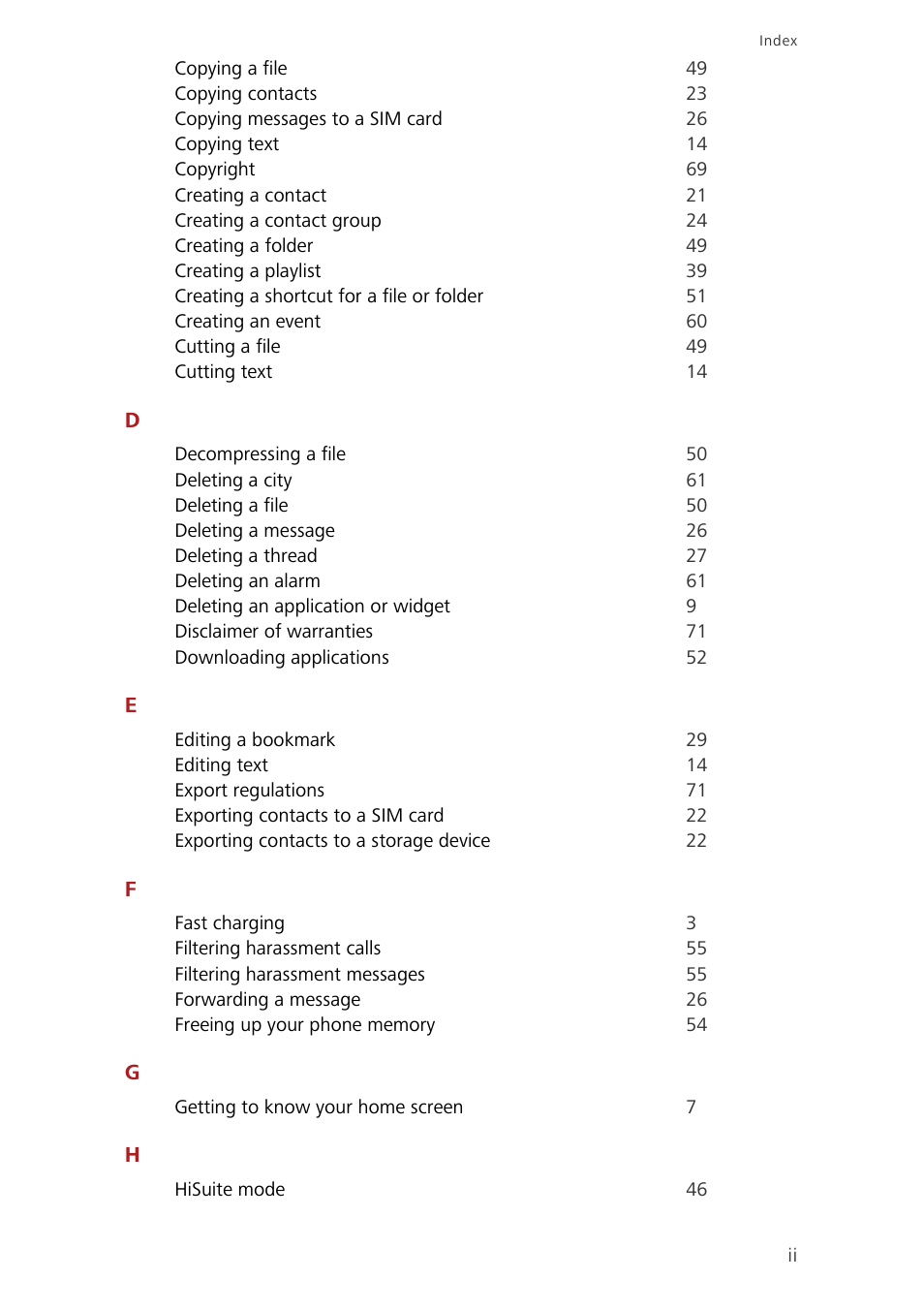 Huawei Honor 6 User Manual | Page 77 / 81