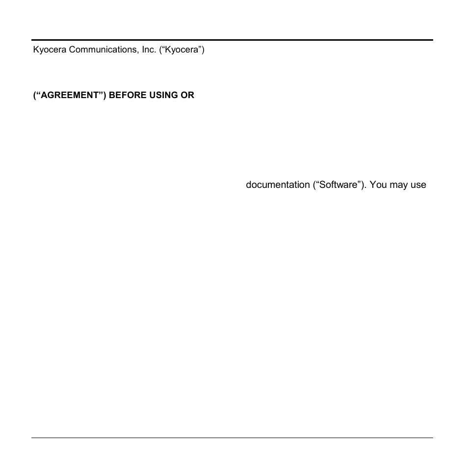 14 end user license agreement, End user license agreement | Kyocera Hydro LIFE User Manual | Page 100 / 109