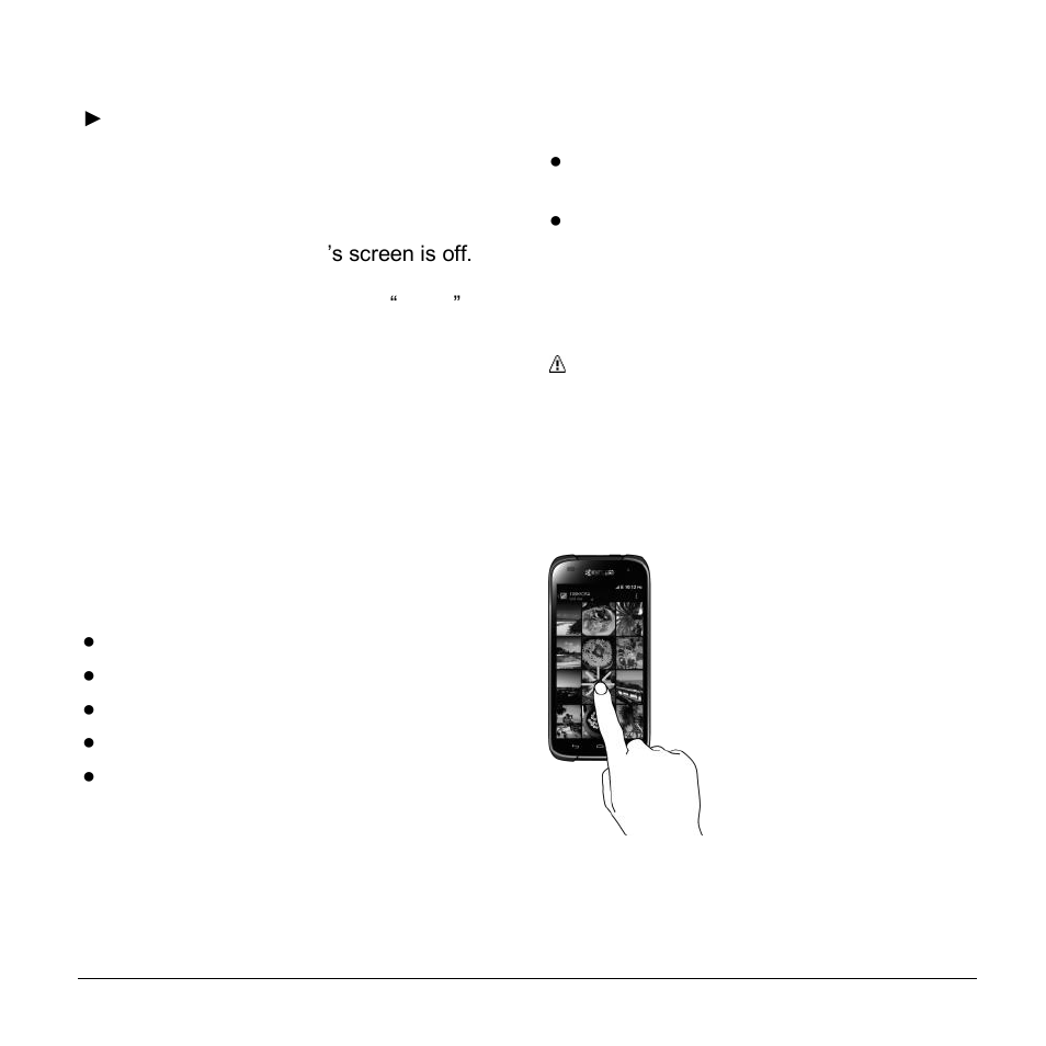 Turn the screen off when not in use, Setup wizard, Customer support | Touchscreen navigation | Kyocera Hydro LIFE User Manual | Page 11 / 109
