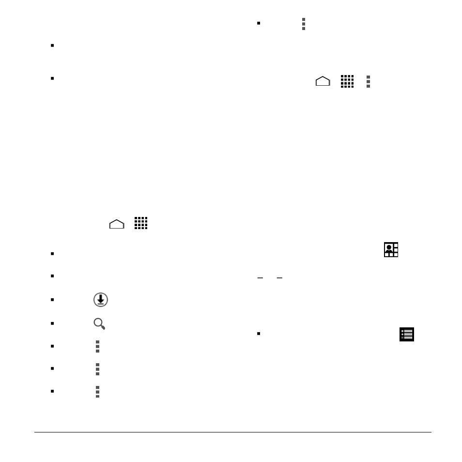 Launcher screens, Quick settings panel | Kyocera Hydro LIFE User Manual | Page 17 / 109