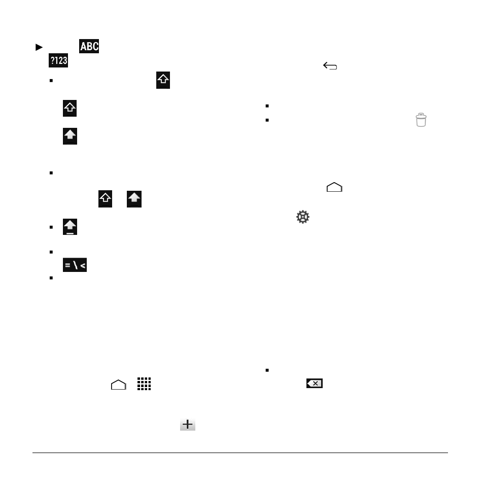 Gesture typing | Kyocera Hydro LIFE User Manual | Page 20 / 109