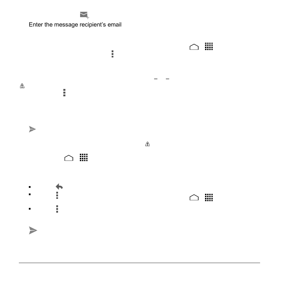 Read and reply to gmail messages, Email, Add an email account (pop3 or imap) | Add a corporate account | Kyocera Hydro LIFE User Manual | Page 36 / 109