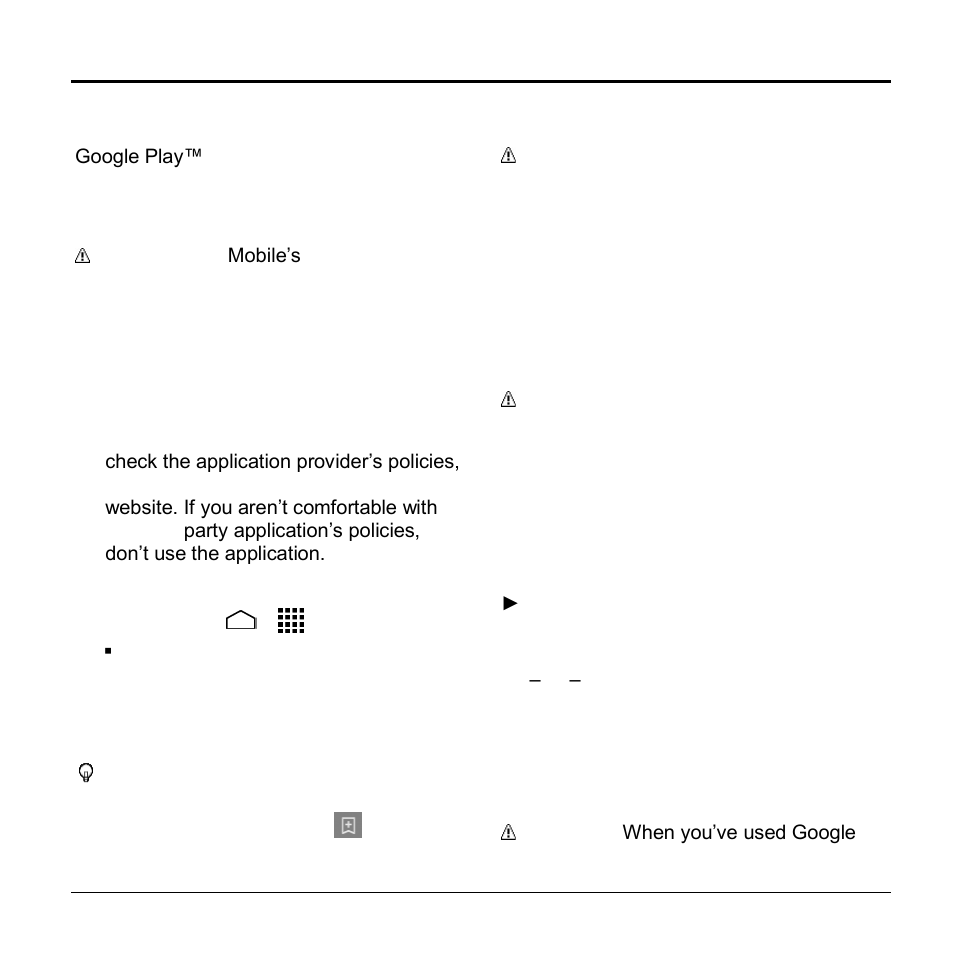 6 apps and entertainment, Google play store app, Find and install an app | Create a google wallet account, Apps and entertainment | Kyocera Hydro LIFE User Manual | Page 43 / 109