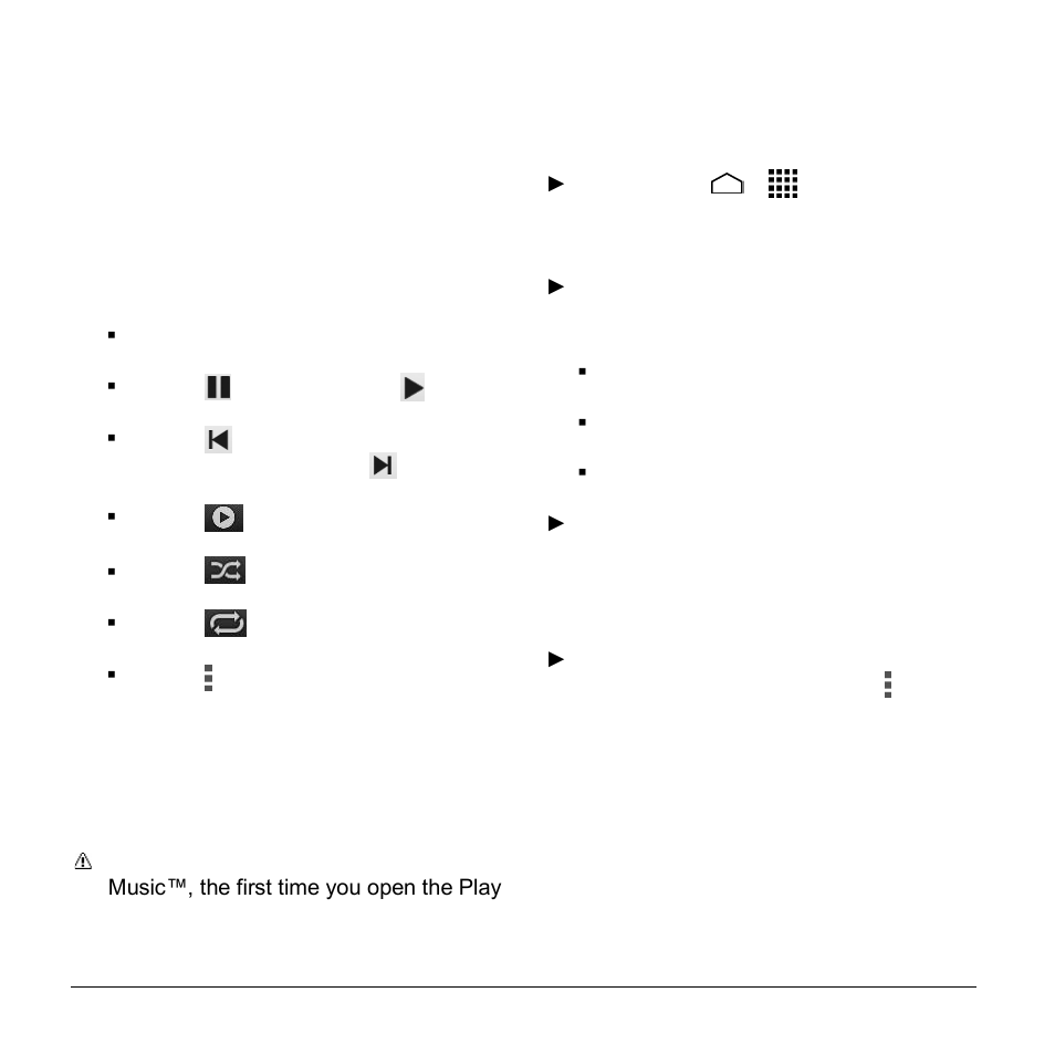 Google play music | Kyocera Hydro LIFE User Manual | Page 46 / 109