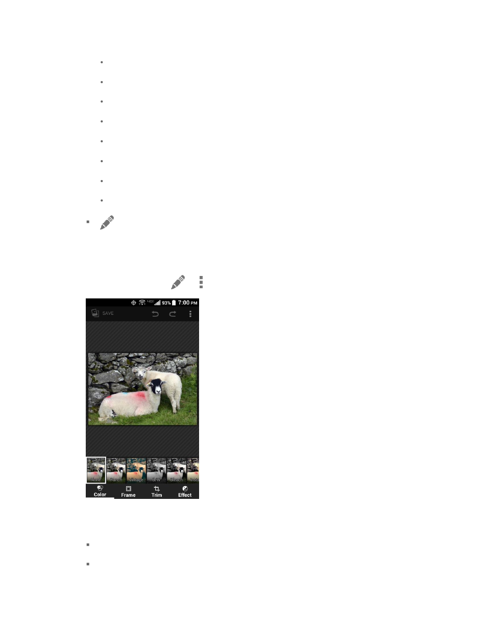 Edit a picture | Kyocera Brigadier User Manual | Page 104 / 173