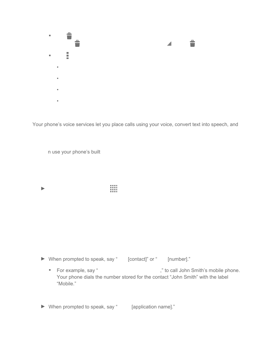 Voice services, Automatic speech recognition (asr) | Kyocera Brigadier User Manual | Page 118 / 173