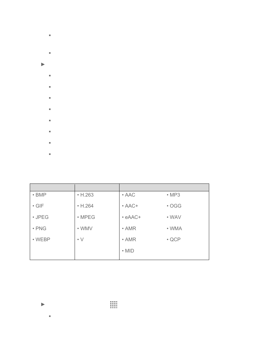 Supported formats, Update your phone | Kyocera Brigadier User Manual | Page 131 / 173
