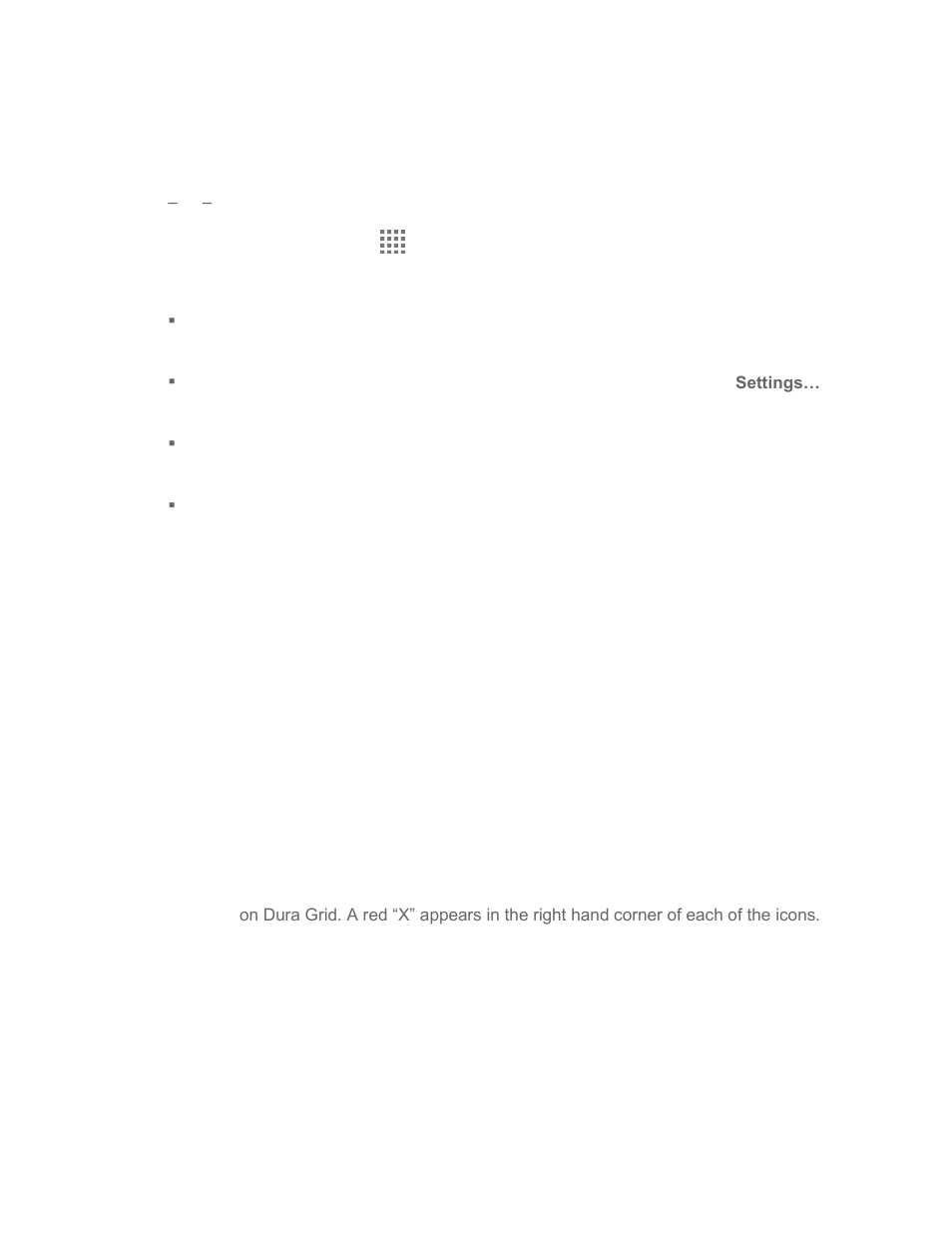 Dura grid | Kyocera Brigadier User Manual | Page 27 / 173