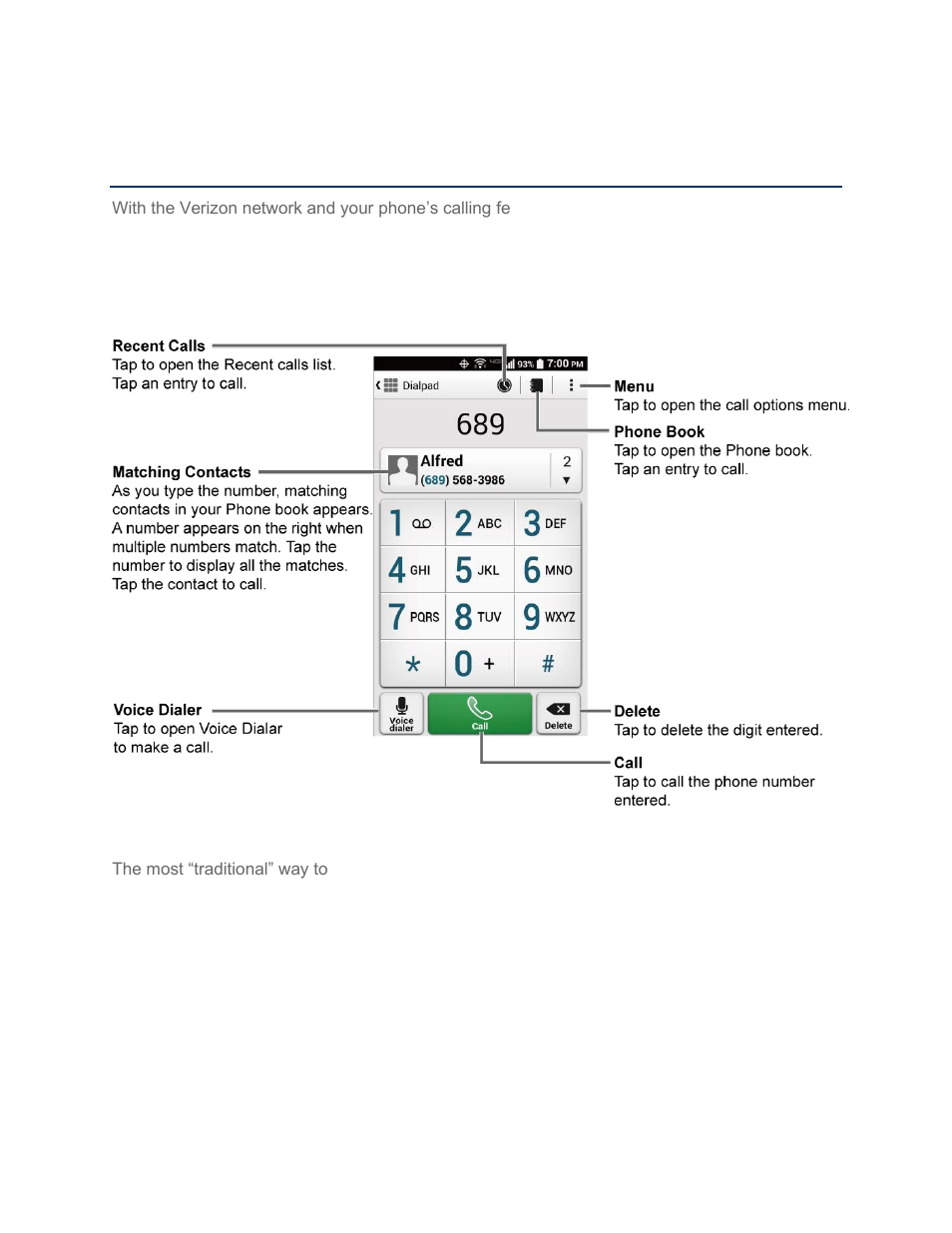 Phone calls, Make phone calls, Call using the phone dialpad | Kyocera Brigadier User Manual | Page 39 / 173