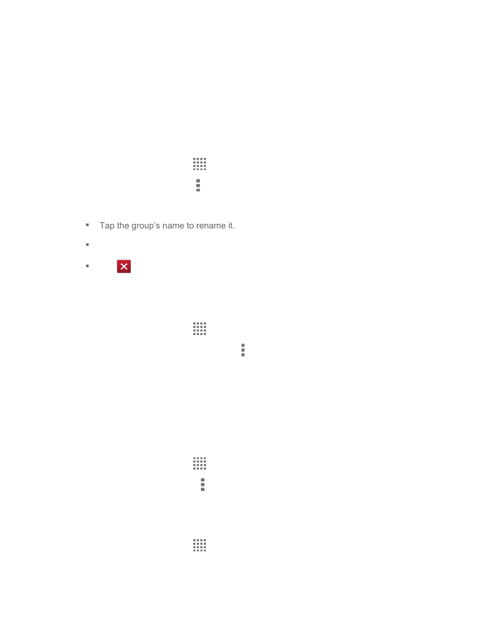 Edit a group contact, Ice (in case of emergency) | Kyocera Brigadier User Manual | Page 60 / 173