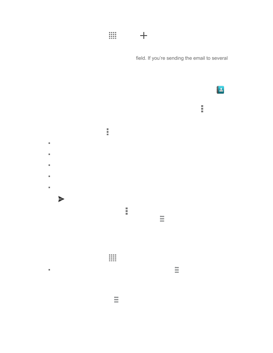 View and reply to email | Kyocera Brigadier User Manual | Page 68 / 173