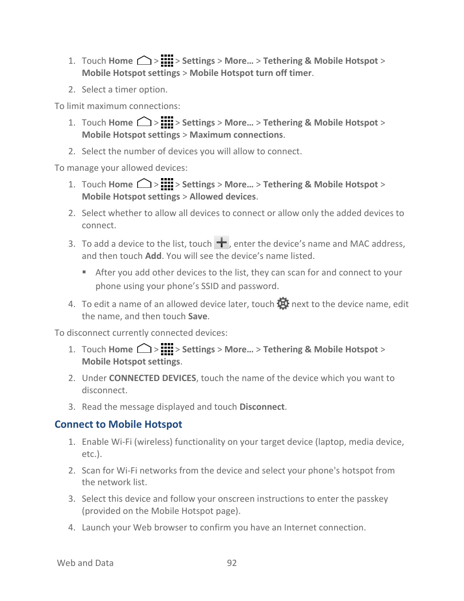 Kyocera Hydro LIFE User Manual | Page 101 / 181