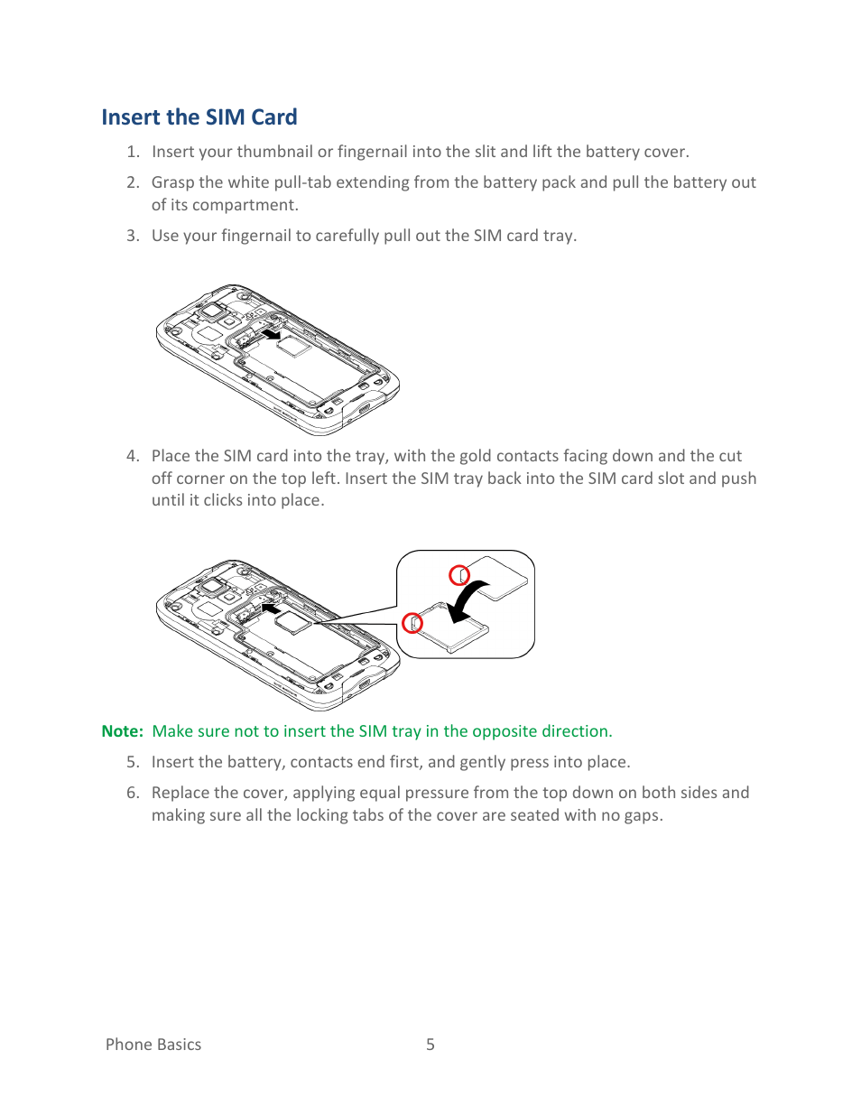 Insert the sim card | Kyocera Hydro LIFE User Manual | Page 14 / 181