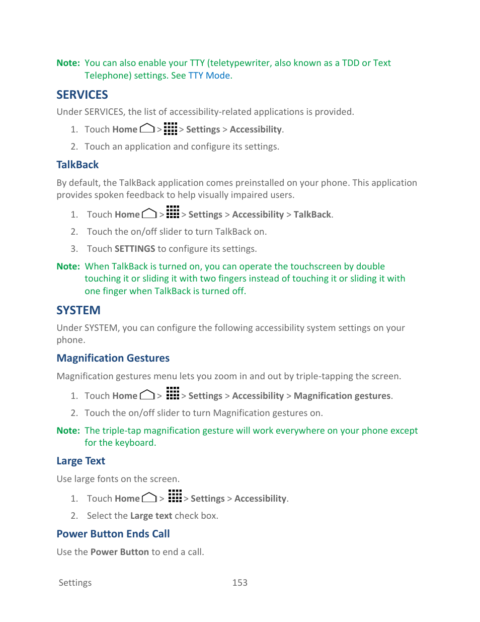 Services, System | Kyocera Hydro LIFE User Manual | Page 162 / 181