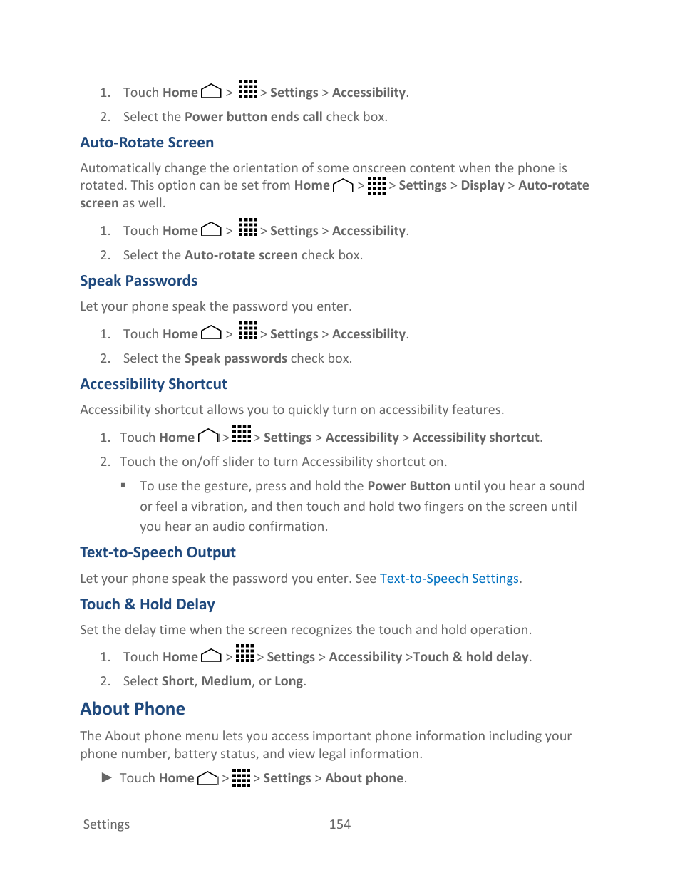 About phone | Kyocera Hydro LIFE User Manual | Page 163 / 181