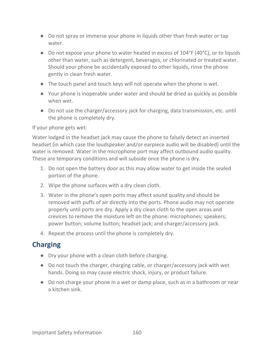 Charging | Kyocera Hydro LIFE User Manual | Page 169 / 181