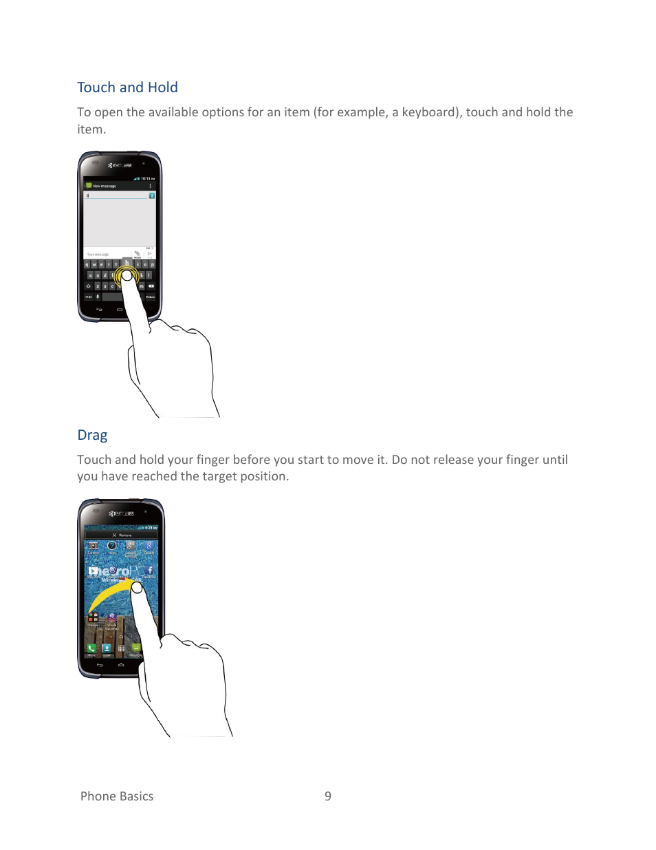 Kyocera Hydro LIFE User Manual | Page 18 / 181