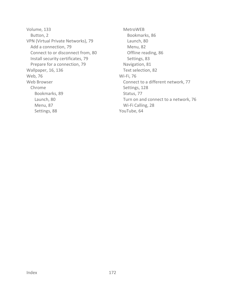 Kyocera Hydro LIFE User Manual | Page 181 / 181