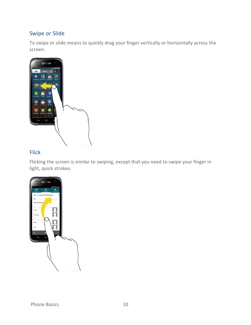 Kyocera Hydro LIFE User Manual | Page 19 / 181