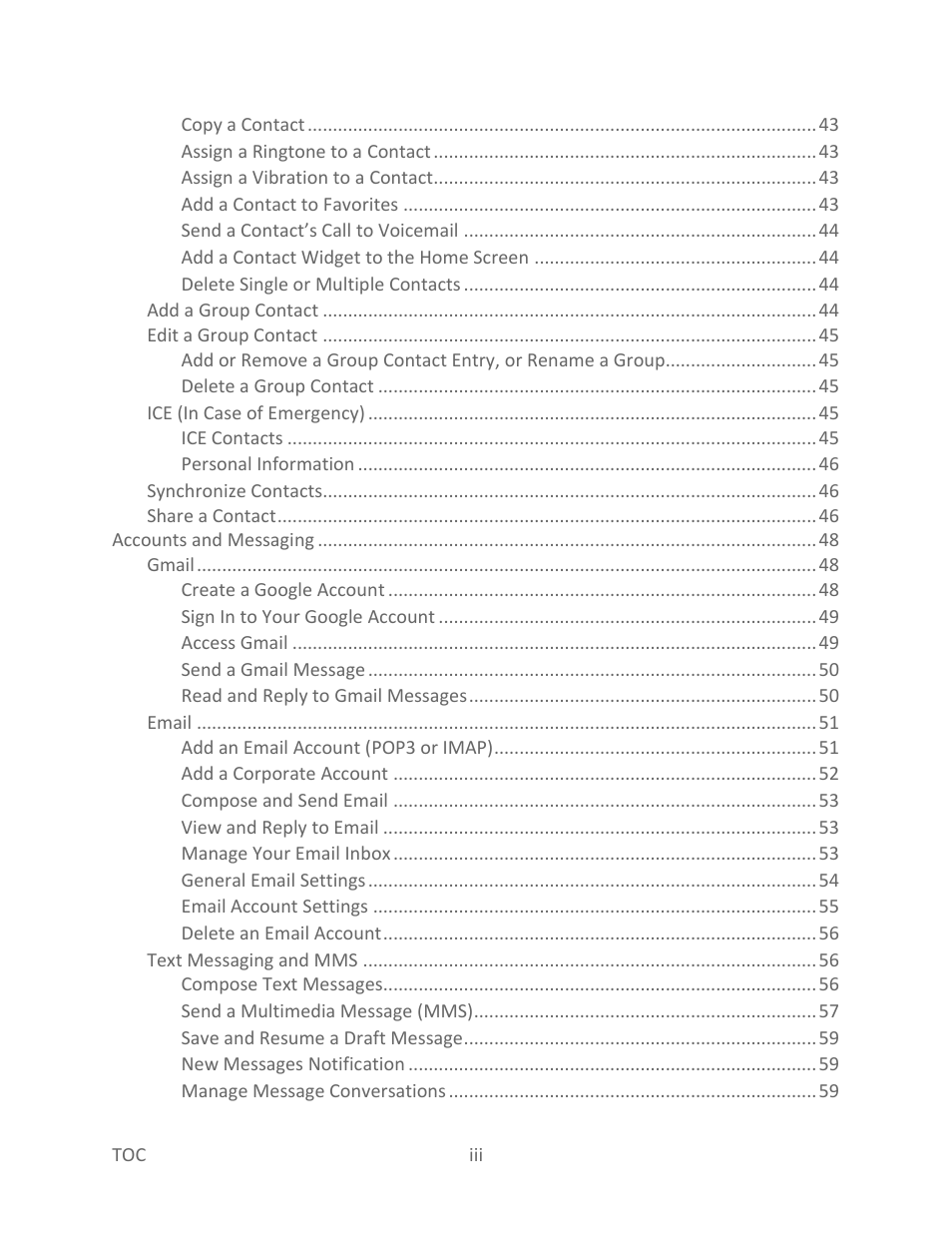 Kyocera Hydro LIFE User Manual | Page 4 / 181