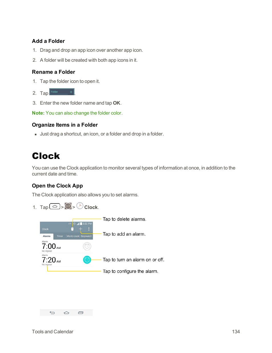 Clock | LG G3 Vigor User Manual | Page 143 / 199