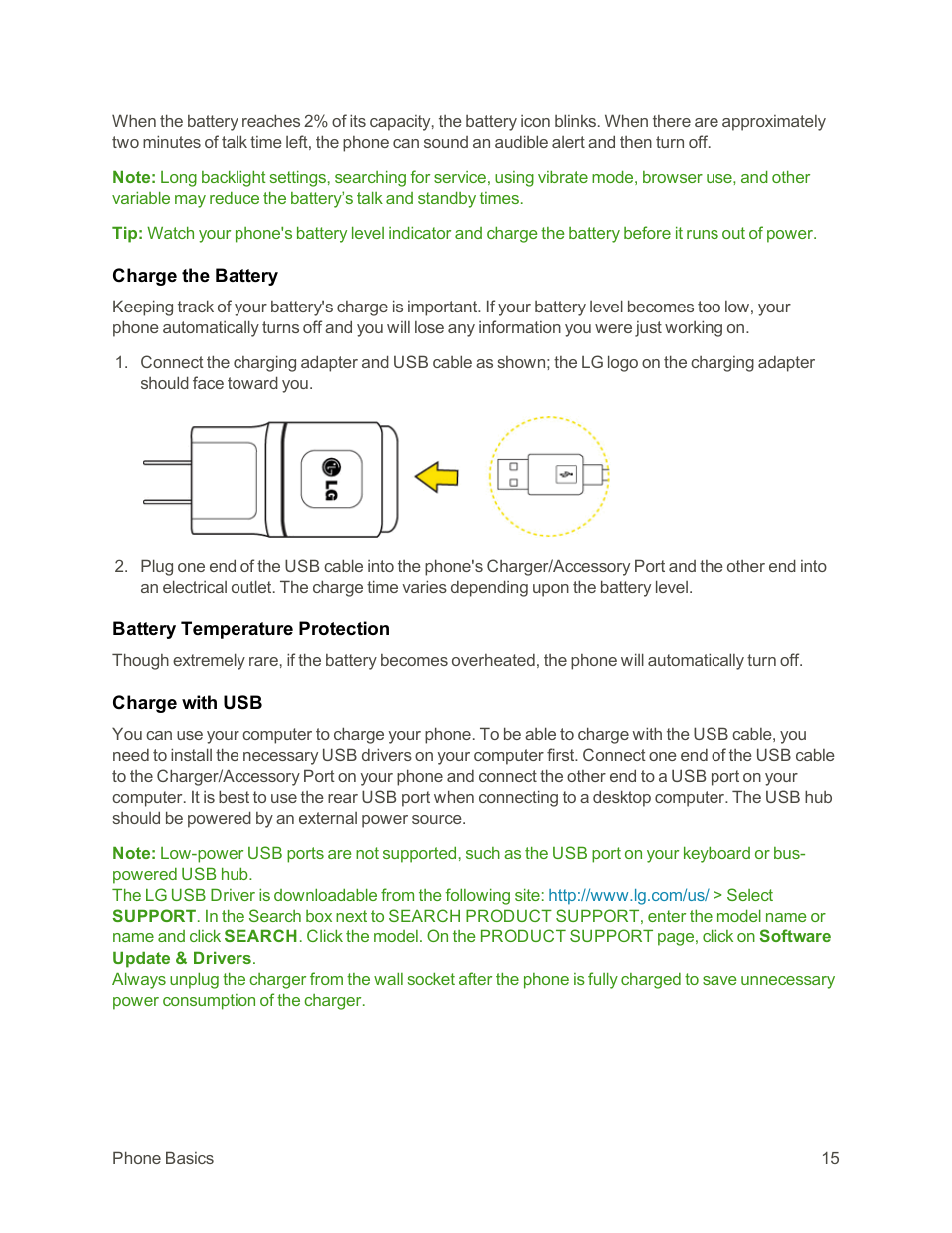 LG G3 Vigor User Manual | Page 24 / 199