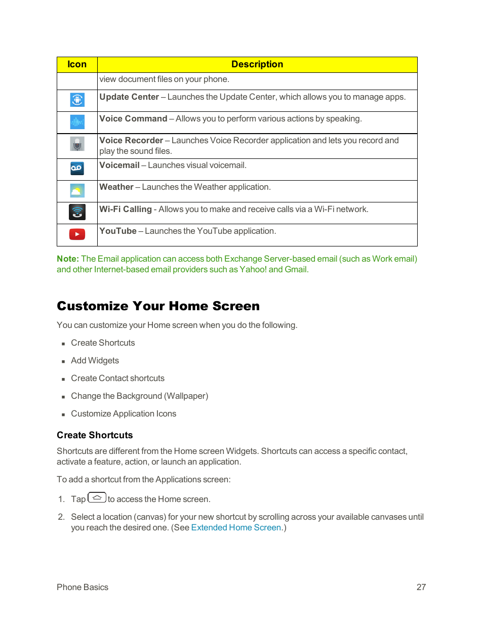 Customize your home screen | LG G3 Vigor User Manual | Page 36 / 199