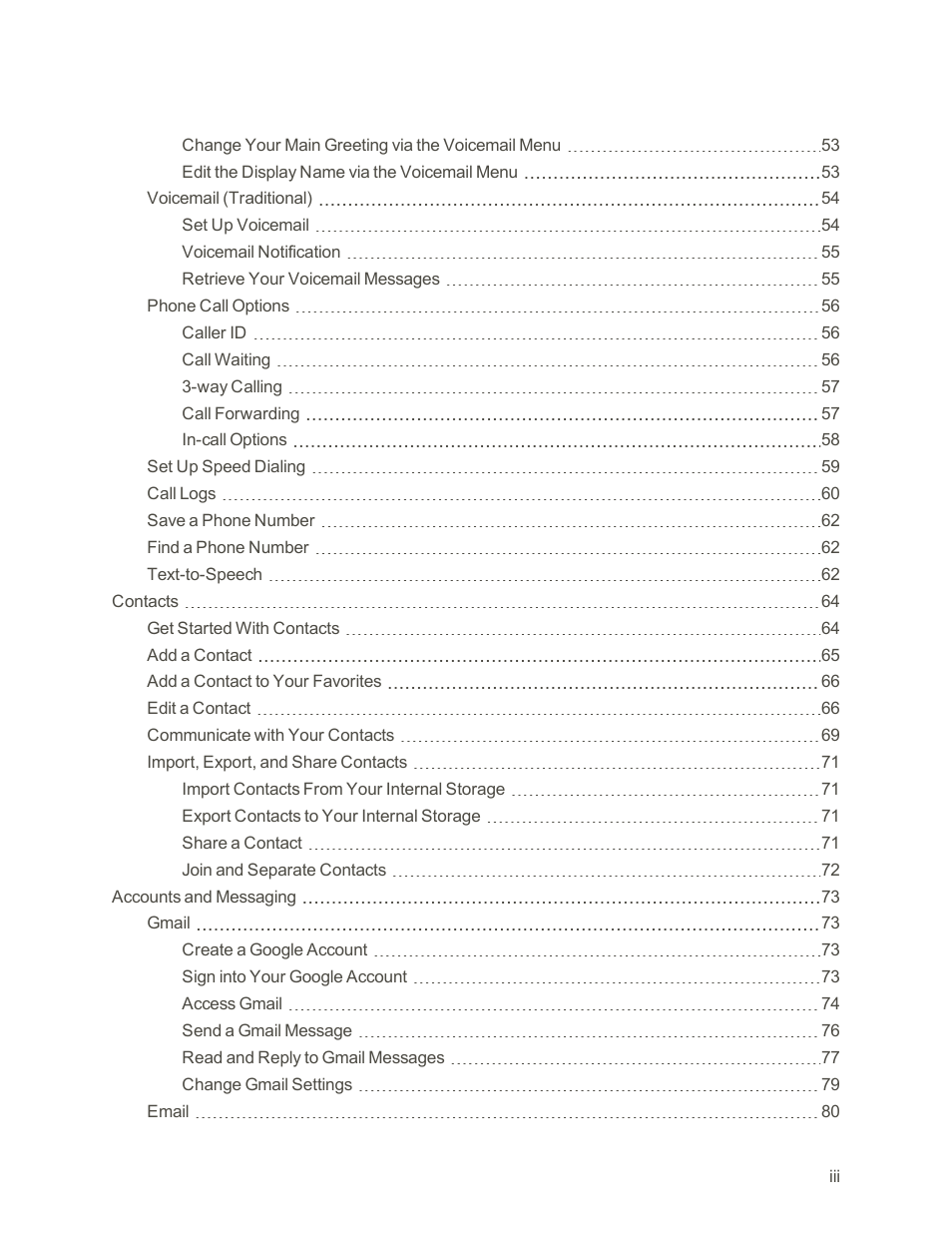 LG G3 Vigor User Manual | Page 4 / 199
