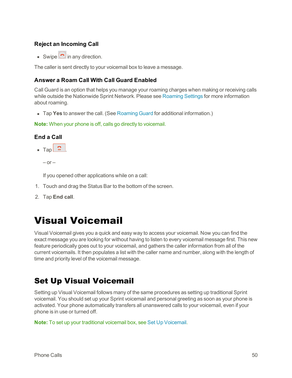 Visual voicemail, Set up visual voicemail | LG G3 Vigor User Manual | Page 59 / 199