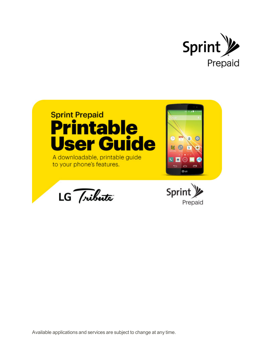 LG Tribute User Manual | 148 pages