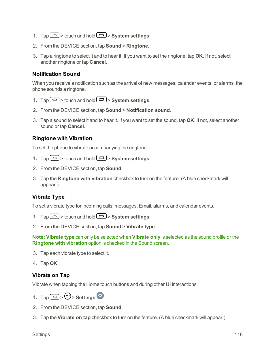 LG Tribute User Manual | Page 126 / 148