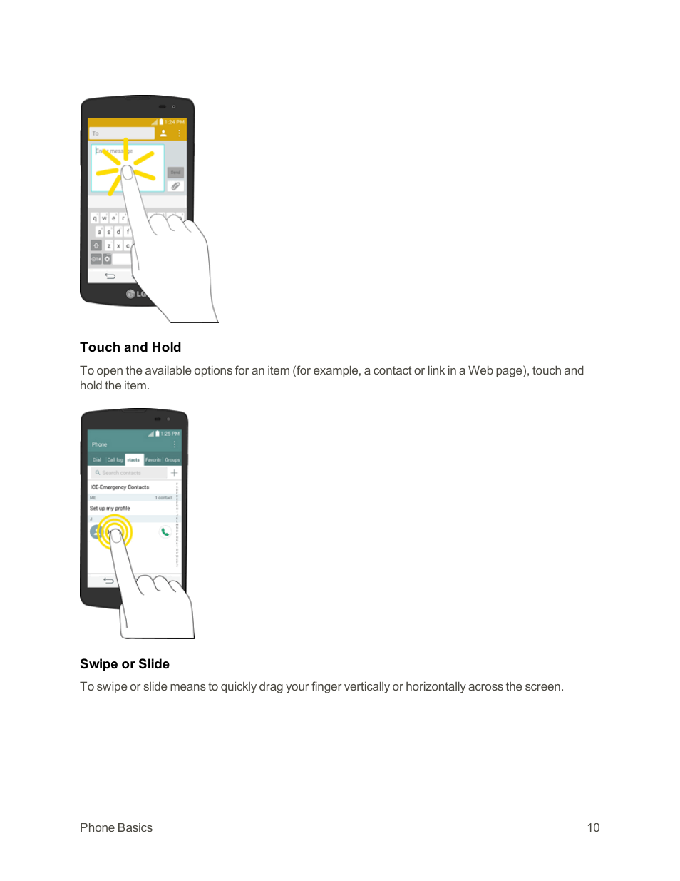 LG Tribute User Manual | Page 18 / 148